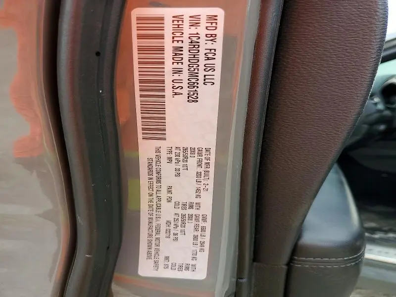 2021 DODGE DURANGO GT  