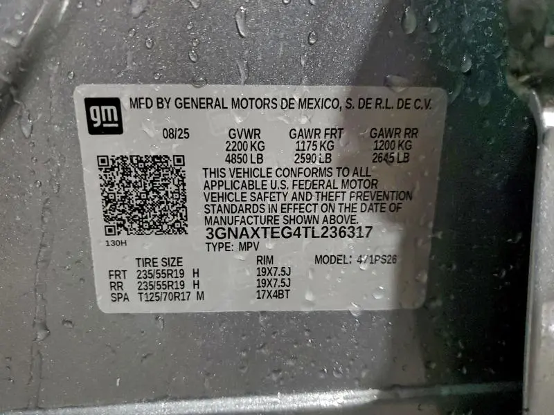 2026 CHEVROLET EQUINOX RS  