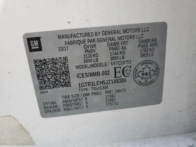 2018 GMC SIERRA C1500  