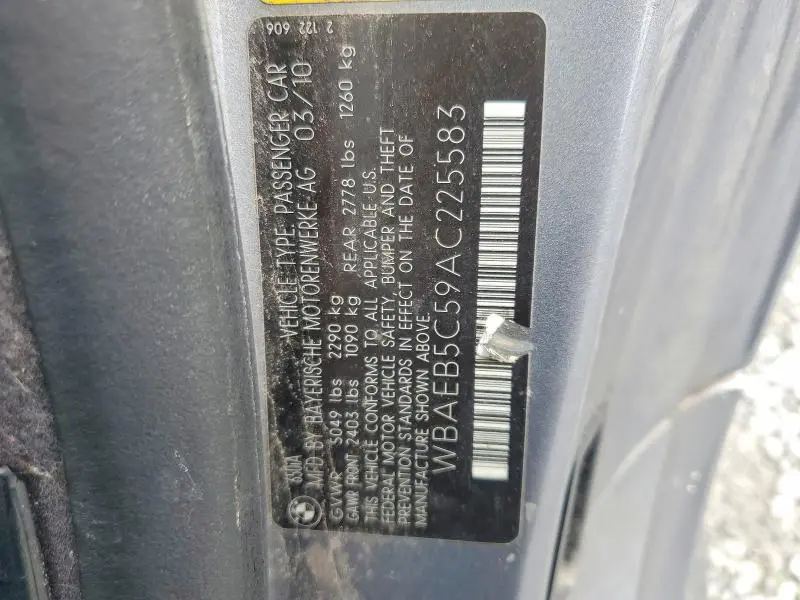 2010 BMW 650 I  