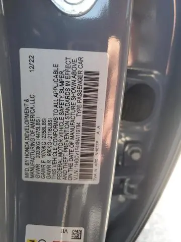 2022 HONDA ACCORD SPORT SE  