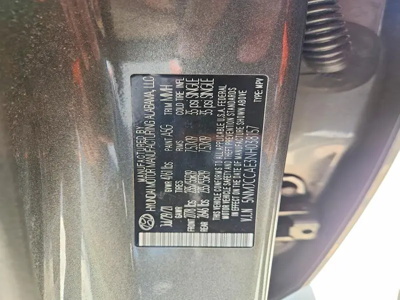 2022 HYUNDAI TUCSON SEL  