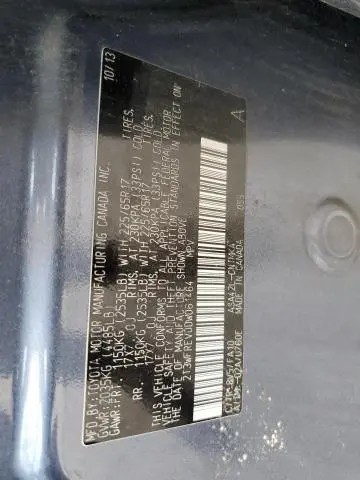 2013 TOYOTA RAV4 XLE  