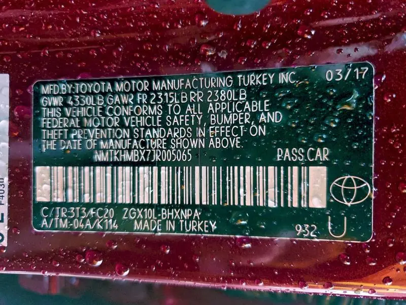 2018 TOYOTA C-HR XLE  