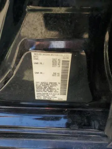 2017 NISSAN ALTIMA 2.5  