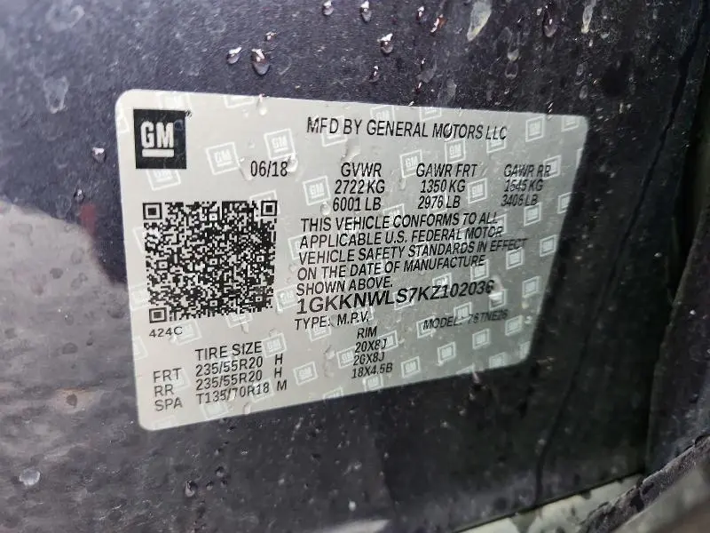 2019 GMC ACADIA SLT-2  