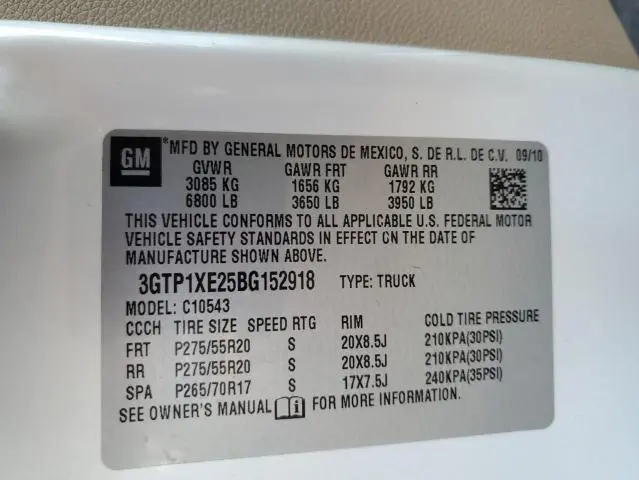 2011 GMC SIERRA C1500 DENALI  