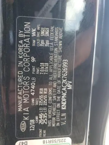 2019 KIA SPORTAGE EX  