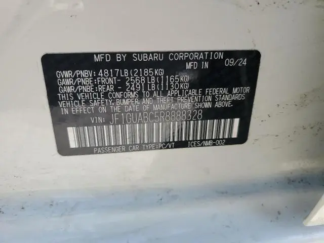 2024 SUBARU IMPREZA   
