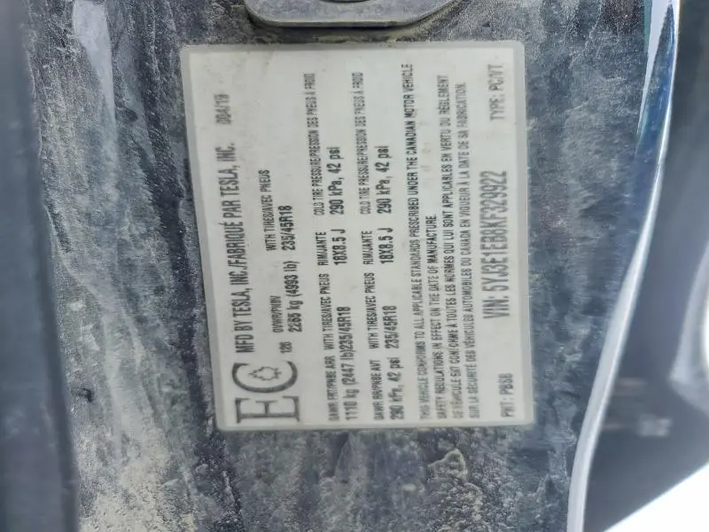 2019 TESLA MODEL 3   