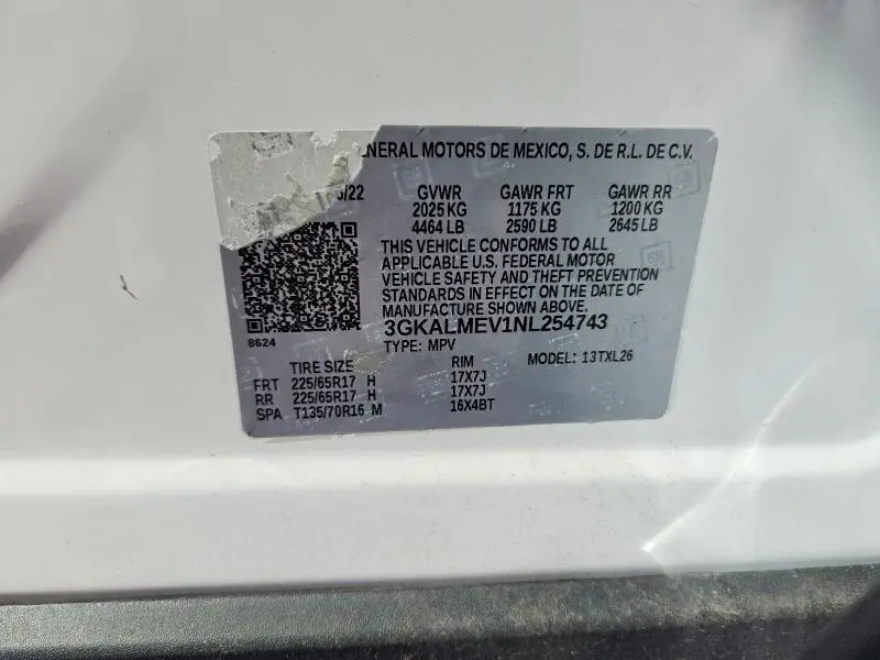 2022 GMC TERRAIN SLE  