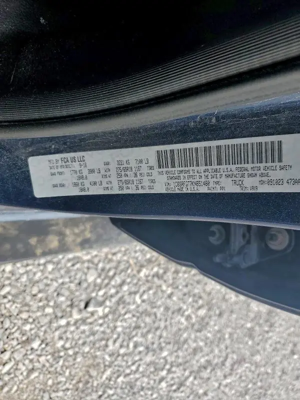 2019 RAM 1500 TRADESMAN  