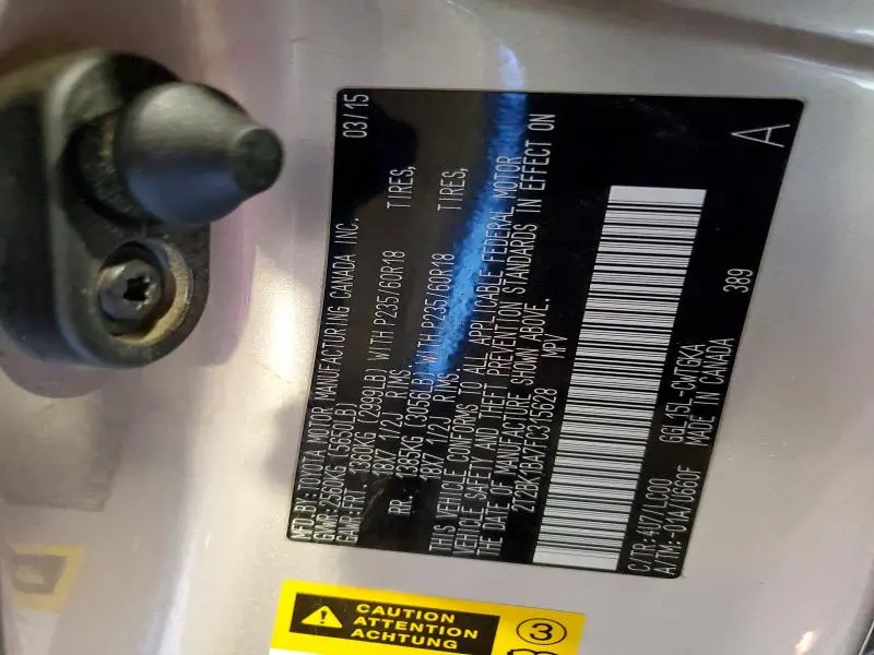 2015 LEXUS RX 350 BASE  