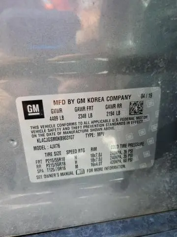 2019 BUICK ENCORE ESSENCE  