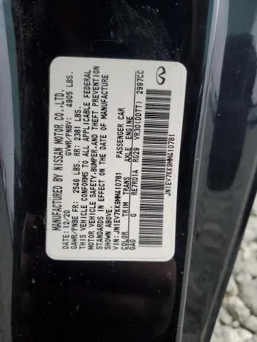 2021 INFINITI Q60 LUXE  