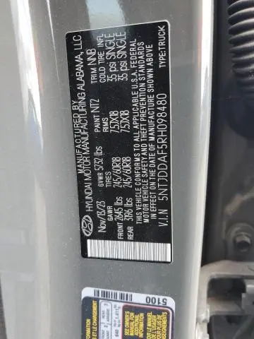 2024 HYUNDAI SANTA CRUZ XRT  