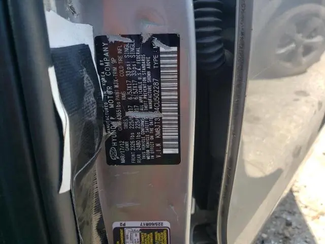 2012 HYUNDAI TUCSON GL  