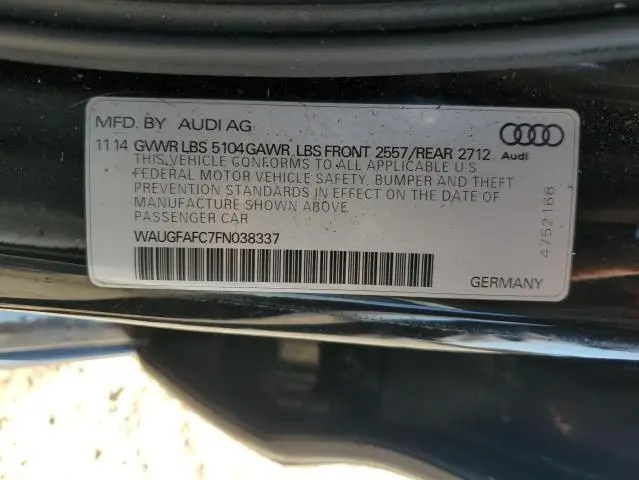 2015 AUDI A6 PREMIUM PLUS  