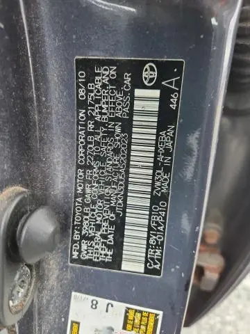 2010 TOYOTA PRIUS   
