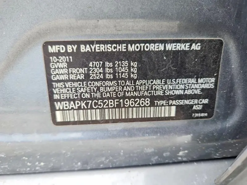 2011 BMW 328 XI  