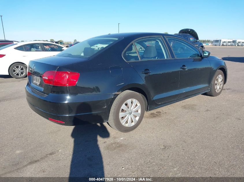 2012 VOLKSWAGEN JETTA 2.0L S