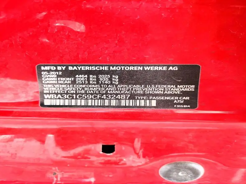 2012 BMW 328 I SULEV  