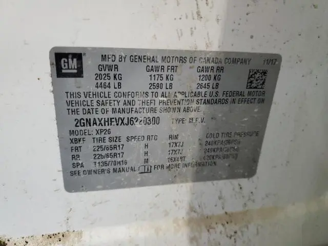 2018 CHEVROLET EQUINOX LS  