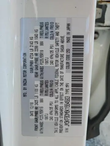 2019 MAZDA CX-5 GRAND TOURING  