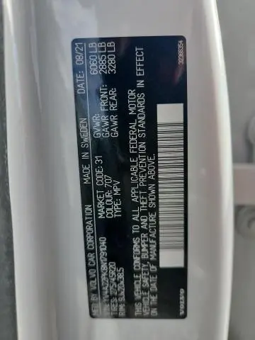 2022 VOLVO XC90 T6 MOMENTUM  