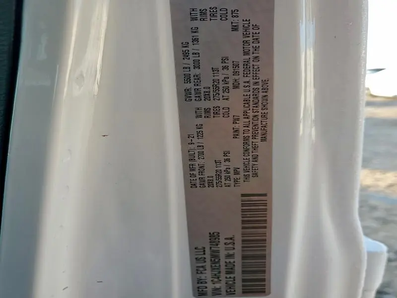 2021 JEEP WRANGLER UNLIMITED SAHARA  