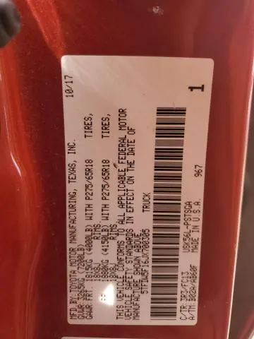 2018 TOYOTA TUNDRA CREWMAX SR5