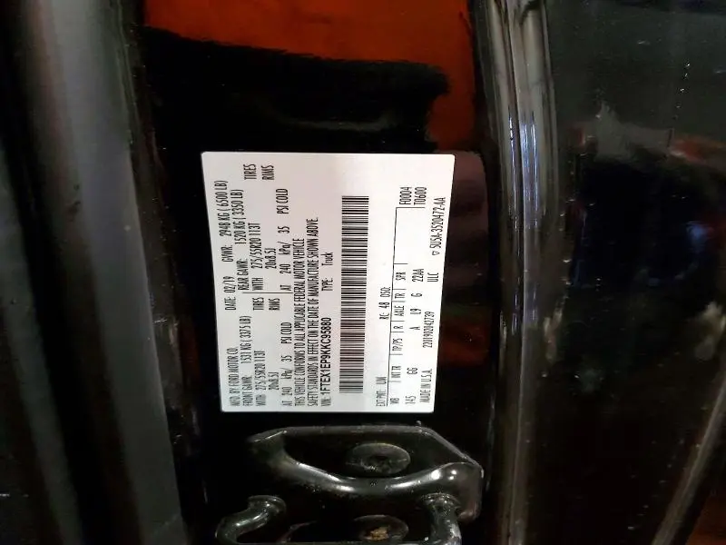 2019 FORD F150 SUPER CAB  