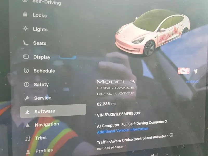 2021 TESLA MODEL 3   