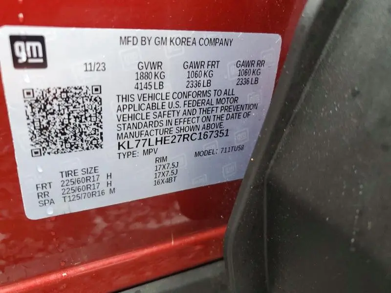 2024 CHEVROLET TRAX 1LT  