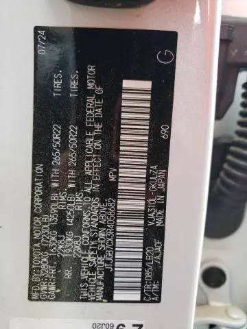 2024 LEXUS LX 600 BASE  