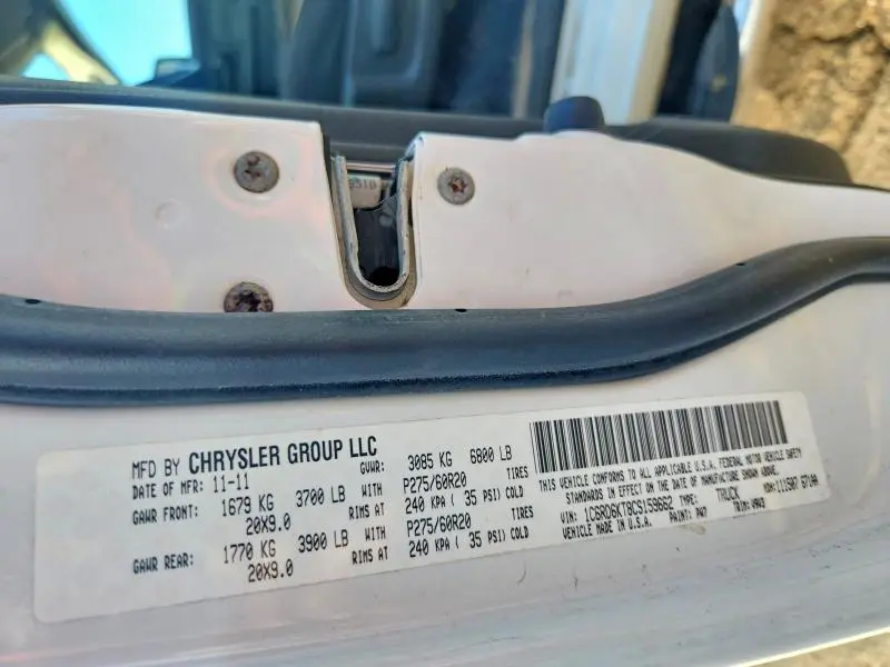 2012 DODGE RAM 1500 ST  