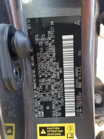 2013 TOYOTA HIGHLANDER LIMITED  