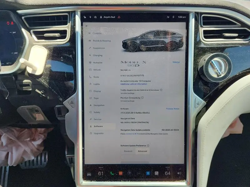 2016 TESLA MODEL X   