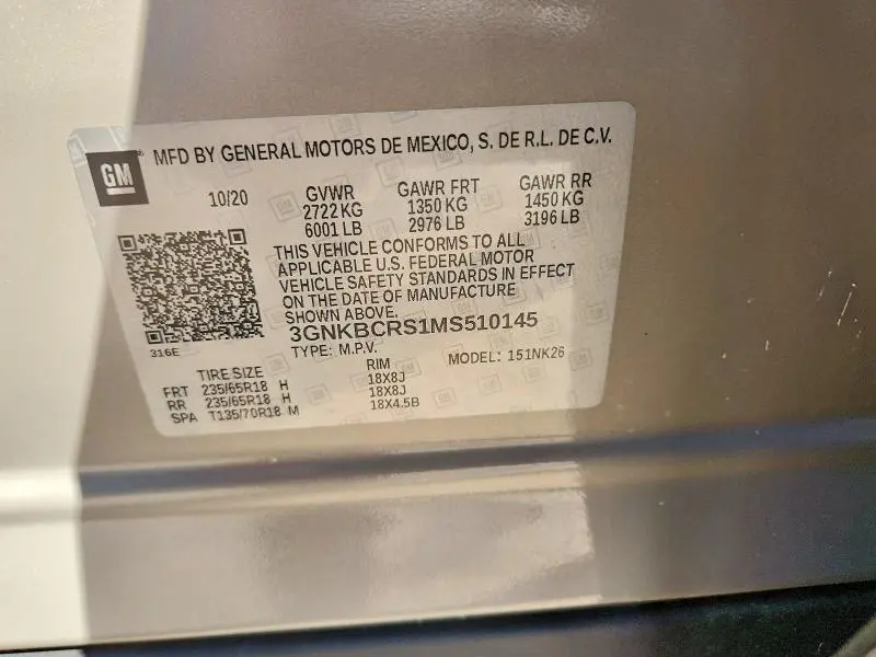 2021 CHEVROLET BLAZER 2LT  
