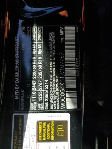 2018 MERCEDES-BENZ GLC 300 4MATIC  