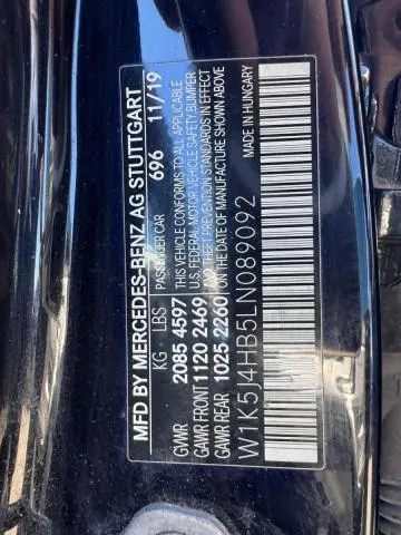 2020 MERCEDES-BENZ CLA 250 4MATIC  