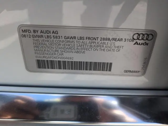 2013 AUDI A8 L QUATTRO  