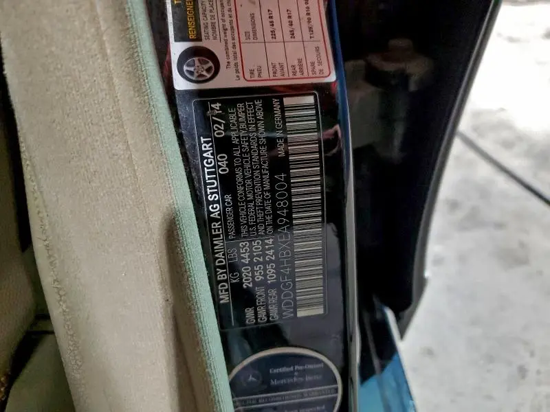 2014 MERCEDES-BENZ C 250  