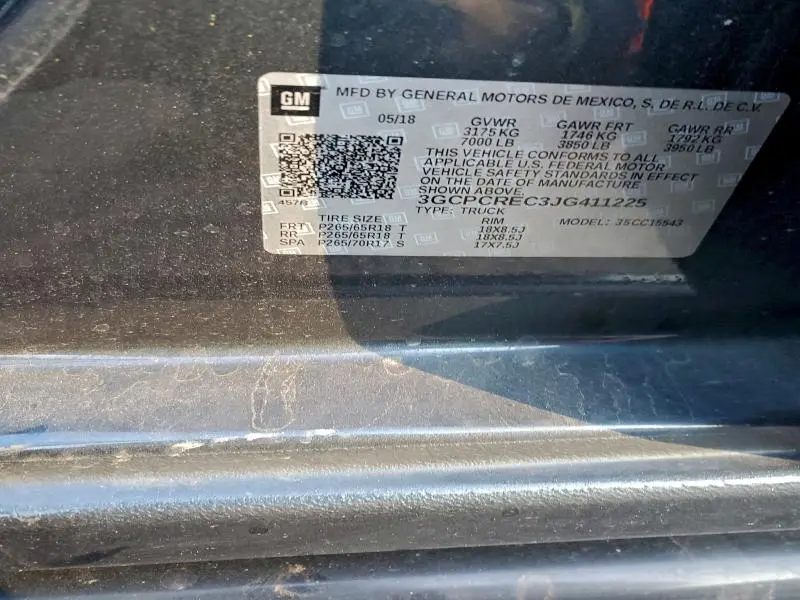 2018 CHEVROLET SILVERADO C1500 LT  