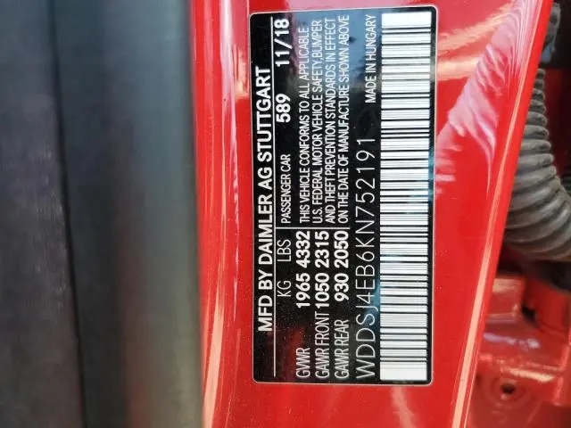 2019 MERCEDES-BENZ CLA 250  