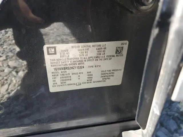 2017 CADILLAC XT5 LUXURY  