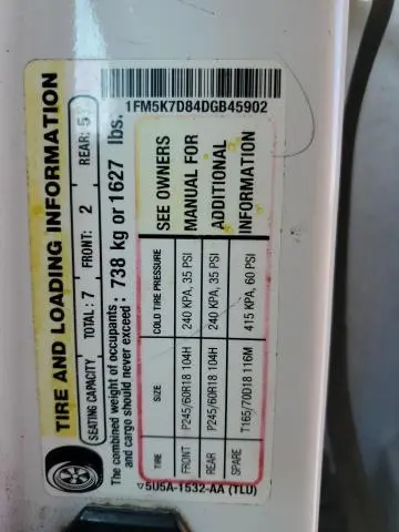 2013 FORD EXPLORER XLT  