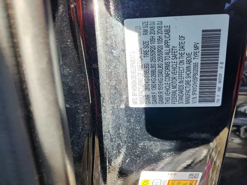 2023 HONDA PILOT SPORT  