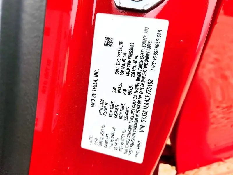 2020 TESLA MODEL 3   