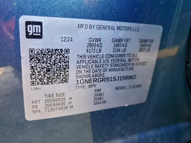 2025 CHEVROLET TRAVERSE LT  